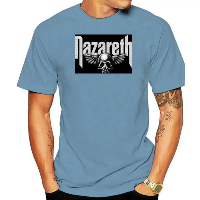 

Мужская черная футболка с логотипом nazrett, новые размеры, женская футболка с рисунком, размер S-XXXL