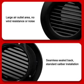 75/100/150 مللي متر أشكال مختلفة غطاء فتحة التهوية استخراج صمام مصبغة فتحات دوران الهواء غطاء مجاري غطاء التهوية الملحقات 3