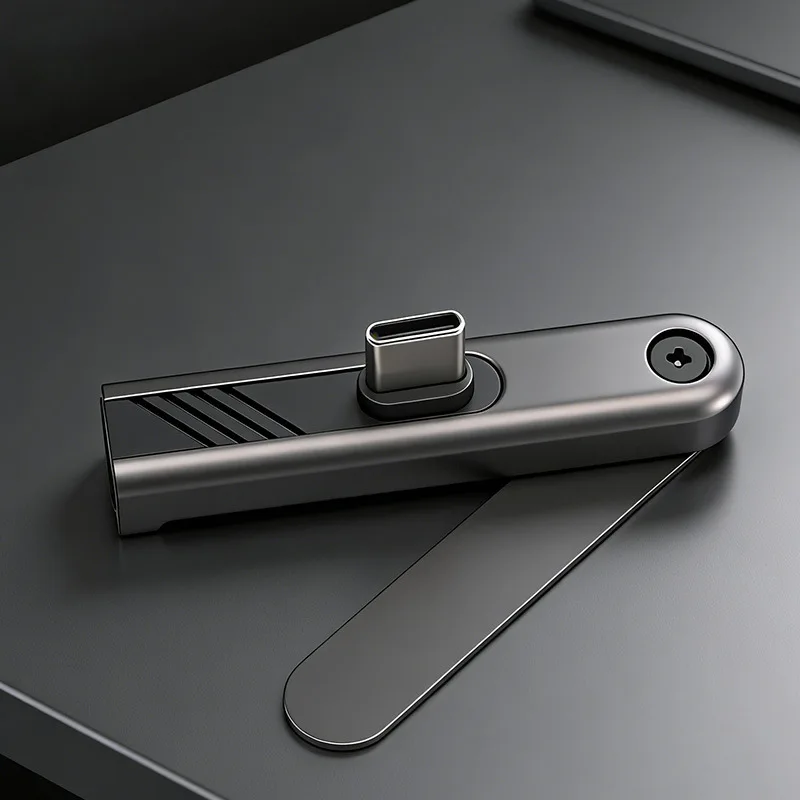Universal 2-in-1 Phone Stand with 240W USB-C Fast Charging and 360° Rotating Bracket Adapter