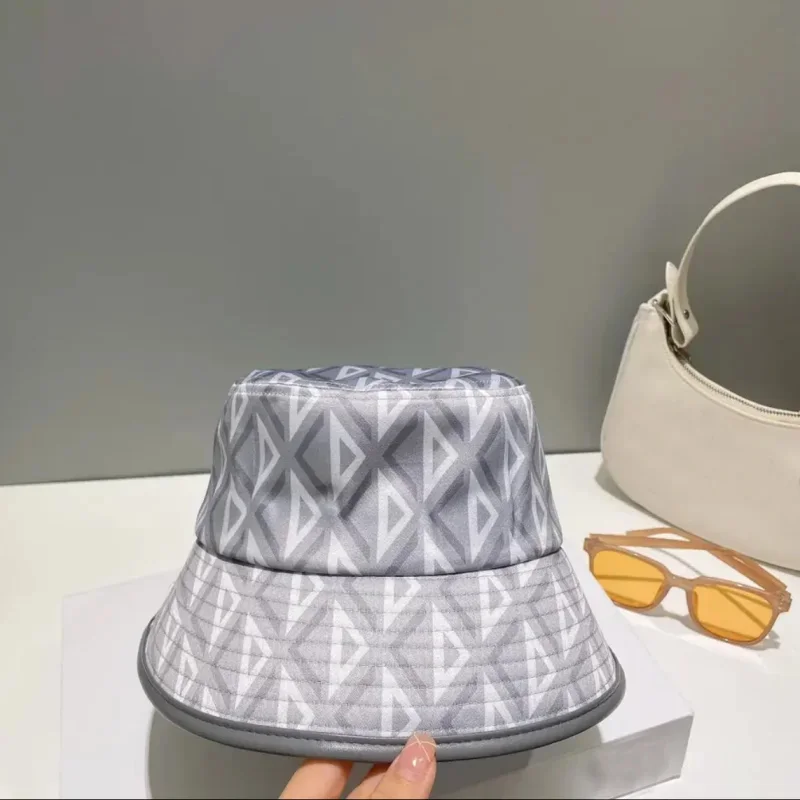 

Unisex Letter Embroidery Personality two-sided Bucket Hats Fishermen Caps Outdoor Casual Cap Sunscreen Hat