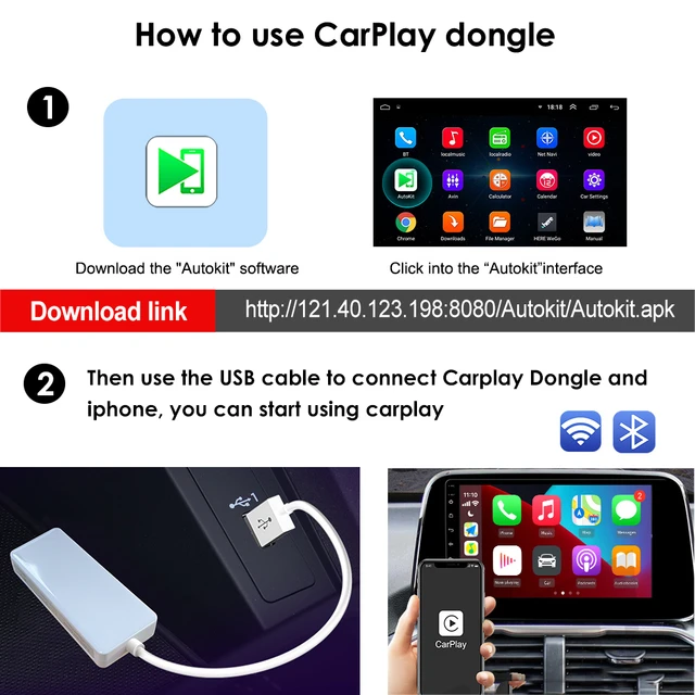 Wireless CarPlay Adapter for Android 11 and Above System Smart USB CarPlay  Dongle Professional Wireless Auto Car Adapter - AliExpress