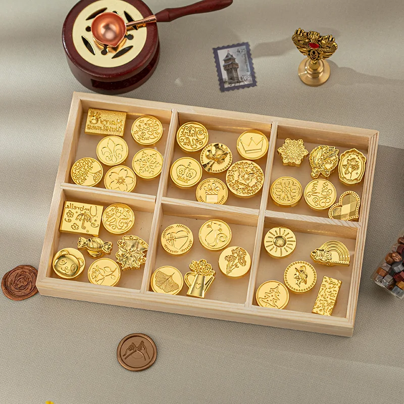 Lacquer Wax Seal Head Special-shaped DIY Accessories for Christmas Easter wax seal stamp,wax seal stamp set
