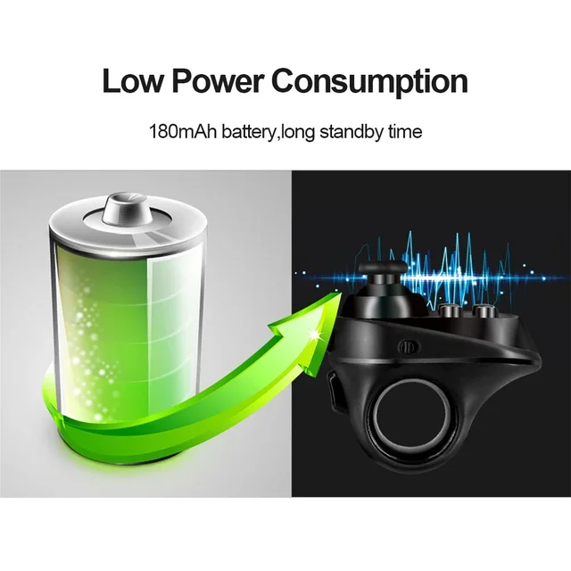 R1 VR Remote Controller Wireless Ring Shape Gamepad Bluetooth 4.0 Remote Control Ring For iPhone Android Smartphone VR Headset 2