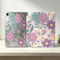 Luxurious Beautiful Flowers Soft Foldable Tablet Case - Galaxy Tab A9 2023 (178PTTA3801PTT)