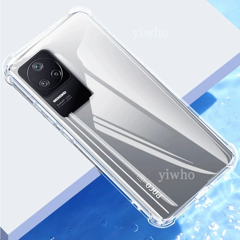 F4 Luxury Clear Soft Silicone Case For Xiaomi POCO F4 Shockproof Transparent POCO POCCO F 4 Mobile Phone Cases back Covers Phone Case Phone Protector Cover
