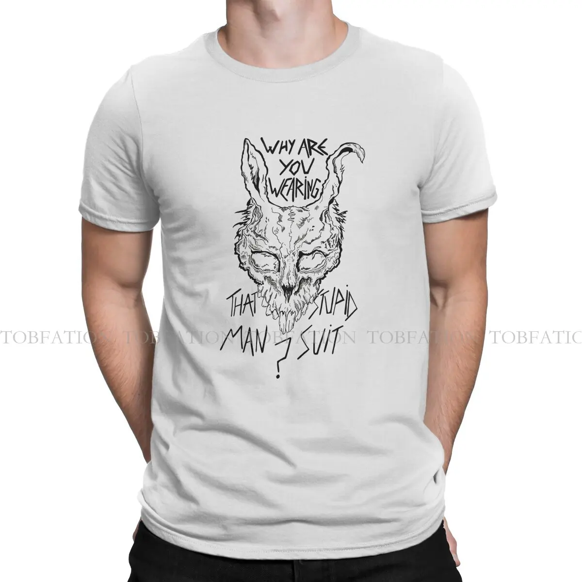 

Футболка Frank Graphic, Донни Дарко, необычная уличная одежда, футболка для отдыха, Мужская футболка, уникальный подарок, одежда