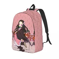 Demon Slayer Nezuko Kamado Backpack for Kindergarten Primary School Student Bookbag Daypack Sports 2