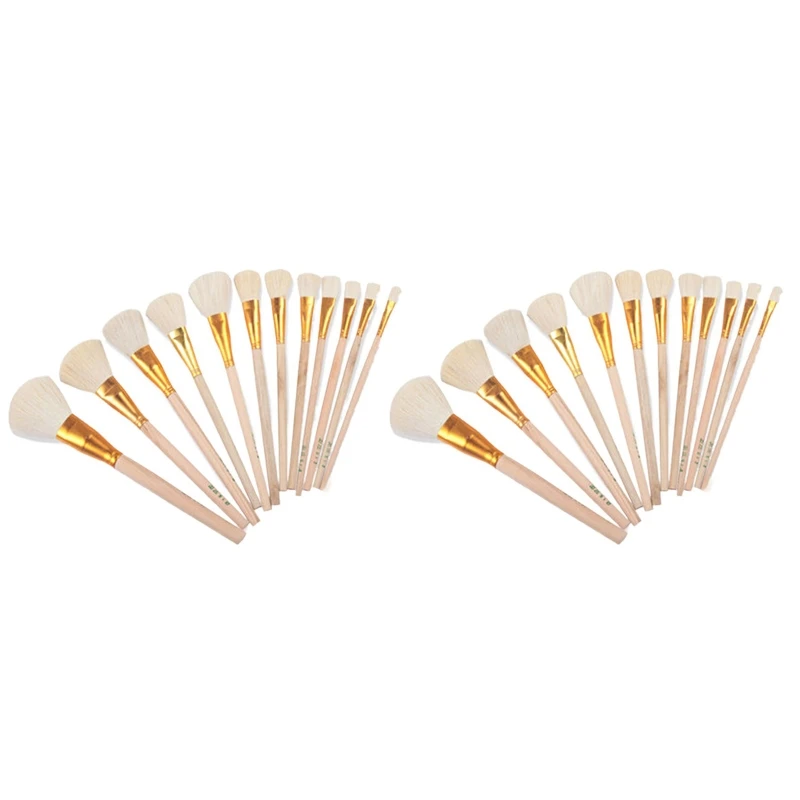 

Pottery Art Wool Brush for Ceramic Glaze/Painting Coloring Watercolor Acrylic