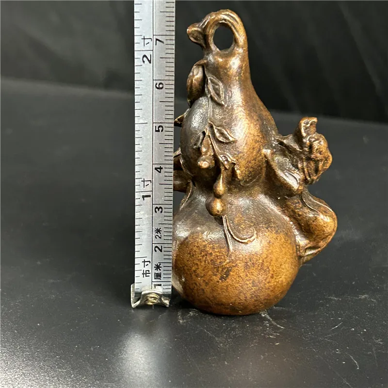 Bronze handicraft: Pixiu gourd wrapped in thick and mellow paste