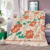 Flower Velvet Blanket King Size Thick Blankets for Winter Fluffy Soft Blankets & Throws Throw Blanket Oversized 200x300 Knee Nap 1