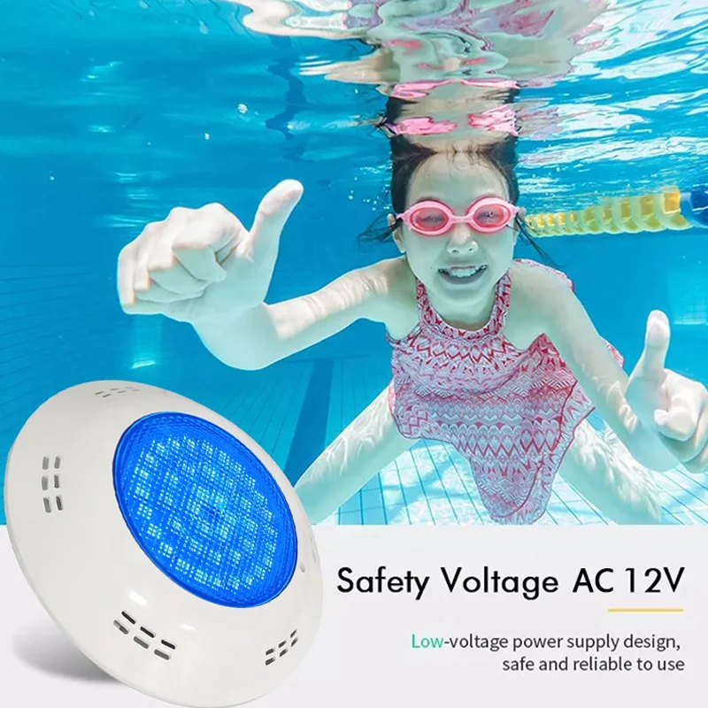 RGB NEW 18/24/36/45W LED Underwater Swimming Pool Lights Color Changing AC12V IP68 Waterproof Lamp with Remote Controller