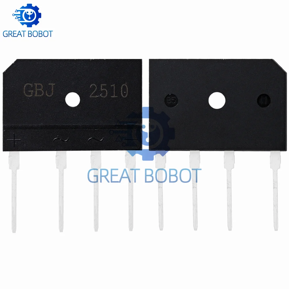 Diode bridge rectifier,rectifier diodes,electrical rectifier diodes BS 1pcs 25A 1000V diode bridge rectifier gbj2510 ZIP in stock