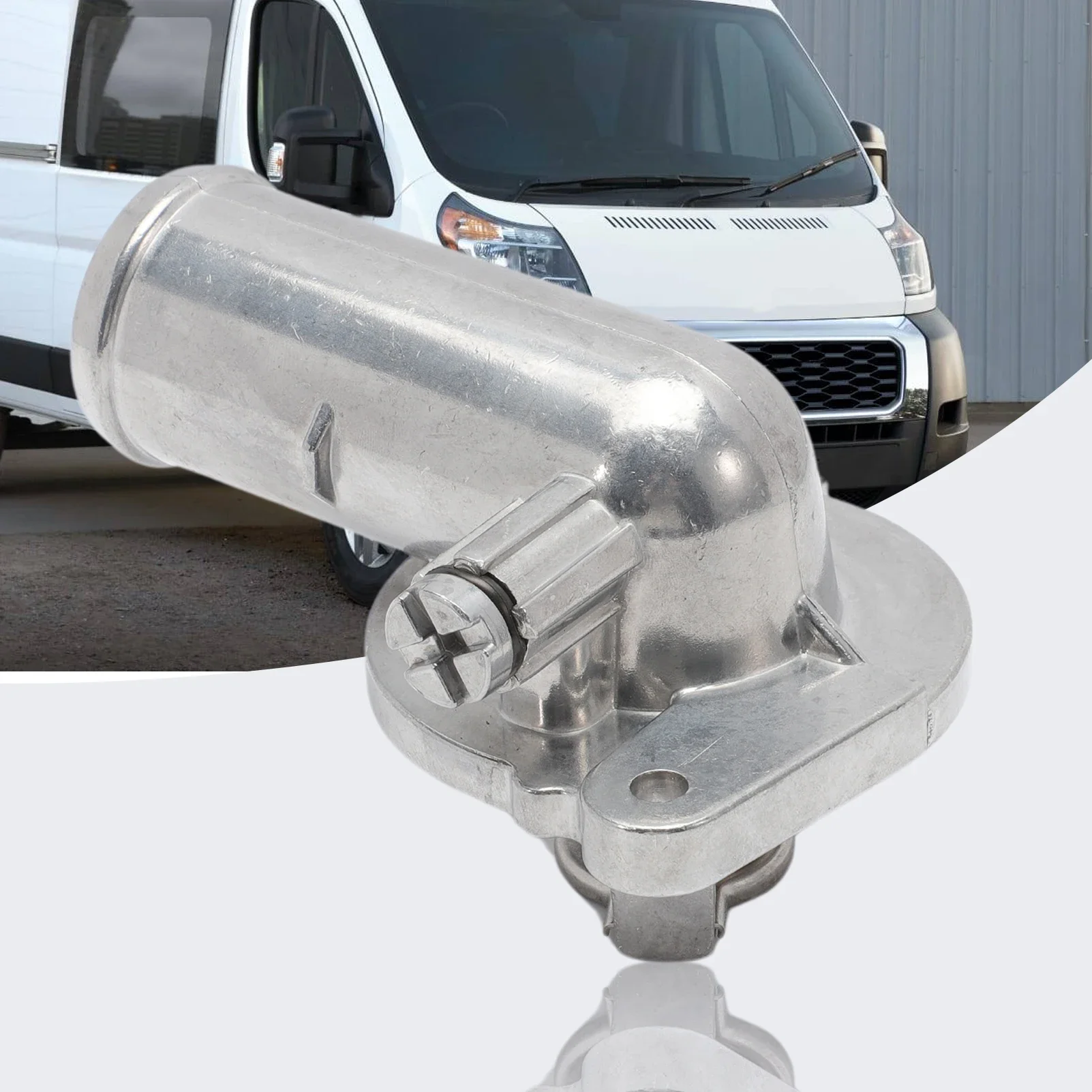 Aluminium Thermostat Housing Assembly For 2011-Jeep Dodge RAM Chrysler 3.6L 3.2L V6 Vehicles-200 5184570AJ 902-3036 engine coolant thermostat,thermostat housing cover