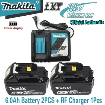 100% Genuine Makita 6Ah/5Ah/3Ah for Makita 18V Battery BL1840 BL1830B BL1850B BL1850 BL1860 BL1815 Replacement Lithium Battery