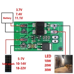 Automatic Solar Panel Battery Charger Board Night Light LED Lamp Control Switch Garden Street light 3.7V 7.4V 11.1V Module