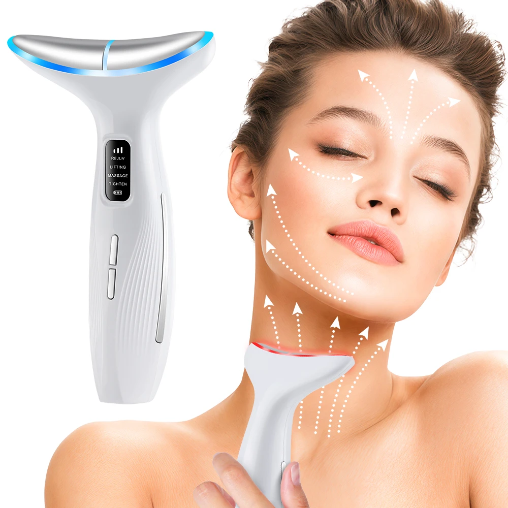 EMS Micro-current Face Beauty Device Neck Lifting IPL Skin Rejuvenation Care Dou