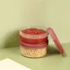 50/75ML Salad Condiment Containers With Lids Leak Proof Dipping Sauce Cups Reusable Salad Box For Lunch Box Picnic Travel 5