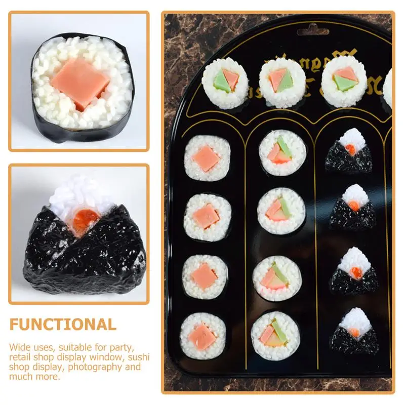Artificial Sushi Food Model 6Pcs Japanese Fake Food