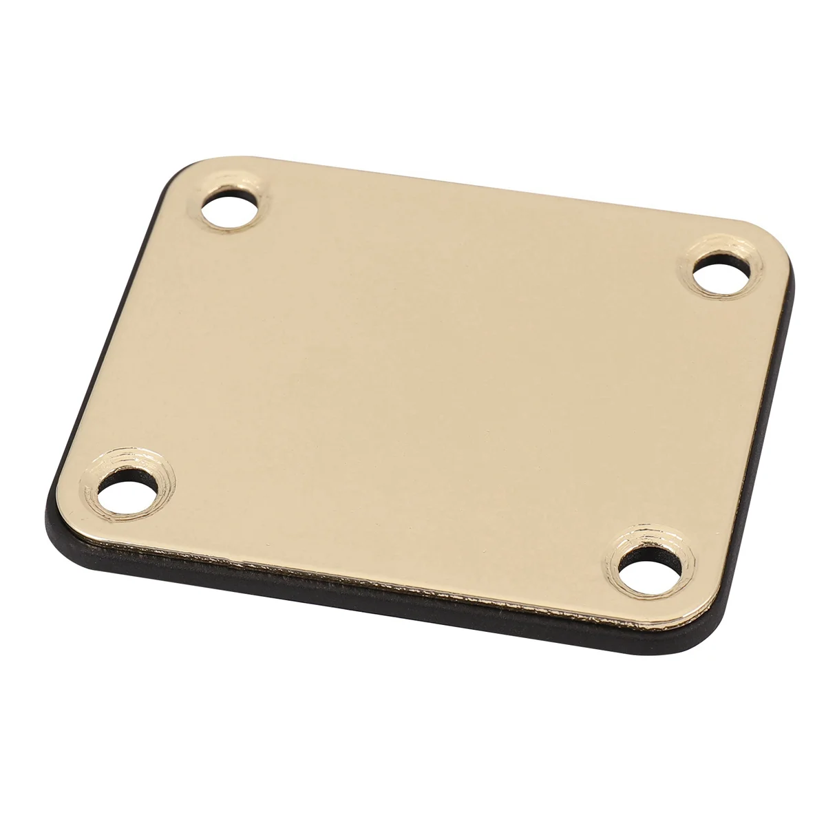 BAAU 4X Gold Neck Plate with 4 Screws Replacement Part for Strat Electric Guitar