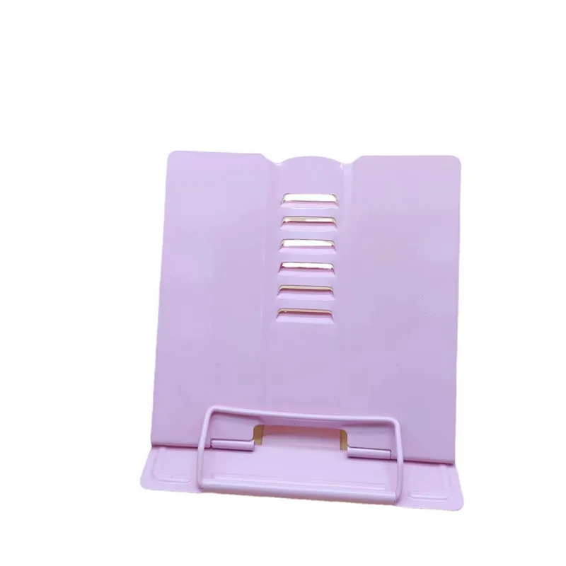 Enhanced Portable Metal Book Holder and Tablet Stand for Reading, Music Scores, and Recipes