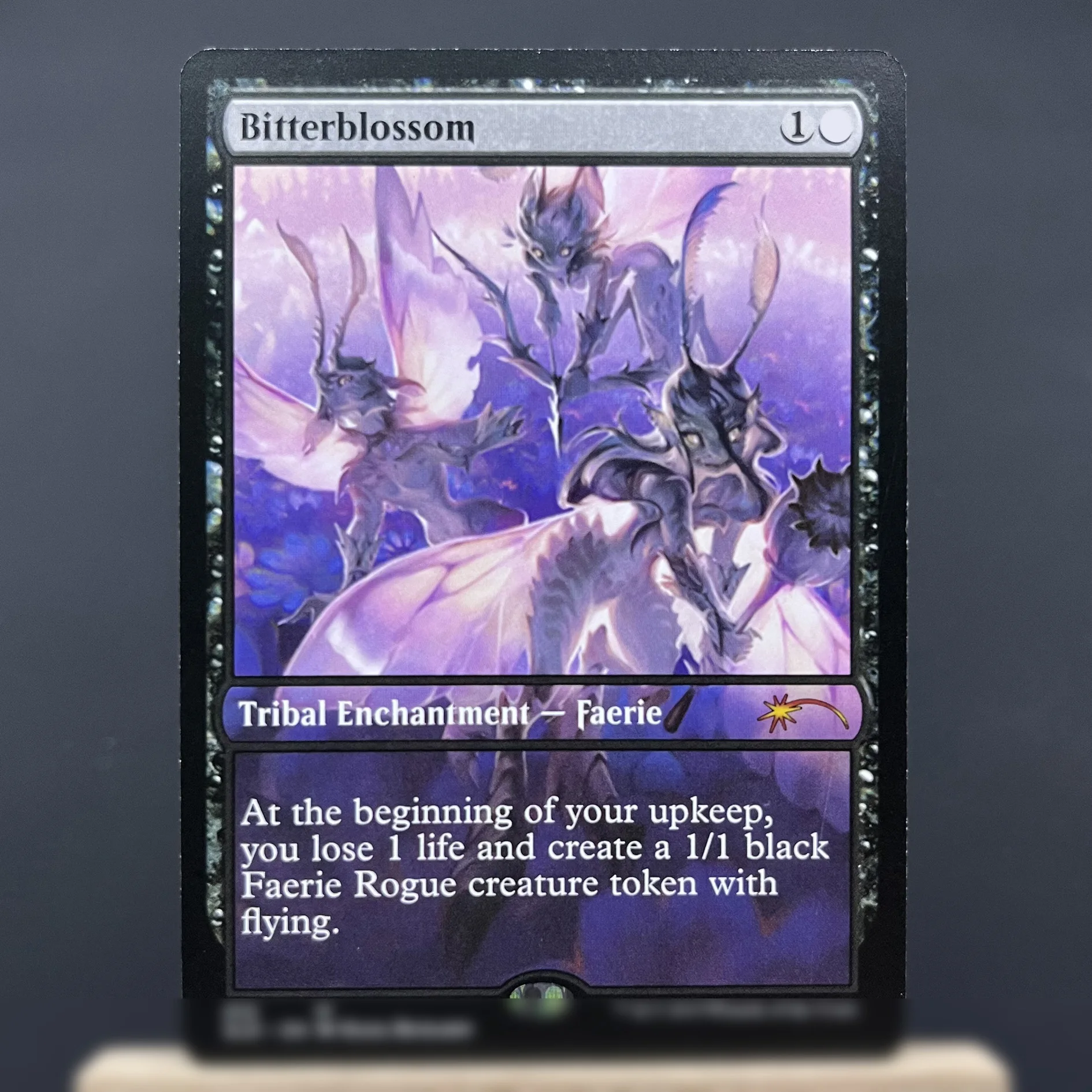 TCG Cards SLD HOLO2-Ⅰ02 German Black Core Massacre Girl Dryad of the Ilysian Grove Bitterblossom Inkmoth Nexu Breeding Pool Card Games