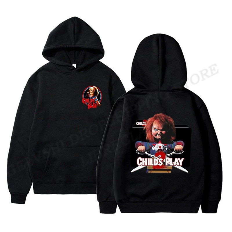 Chucky Hoodie Men Fashion Coat Horror Movie Hoodies Kids Hip Hop Hoodie