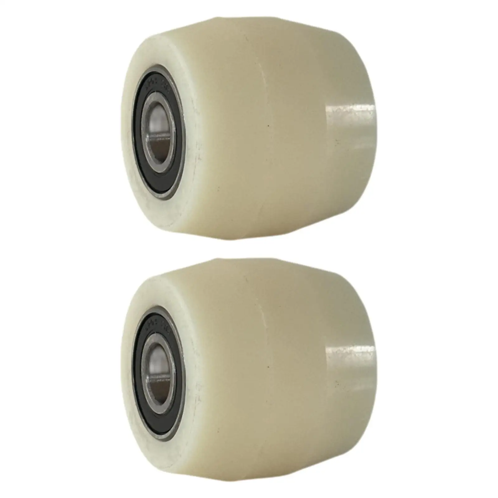 2 Pieces Roller Wheel with Bearings Ground Bull Cart Forklift Wheel Forklift Casters CNC Guiding Wheel ID 20mm Truck Load Wheel