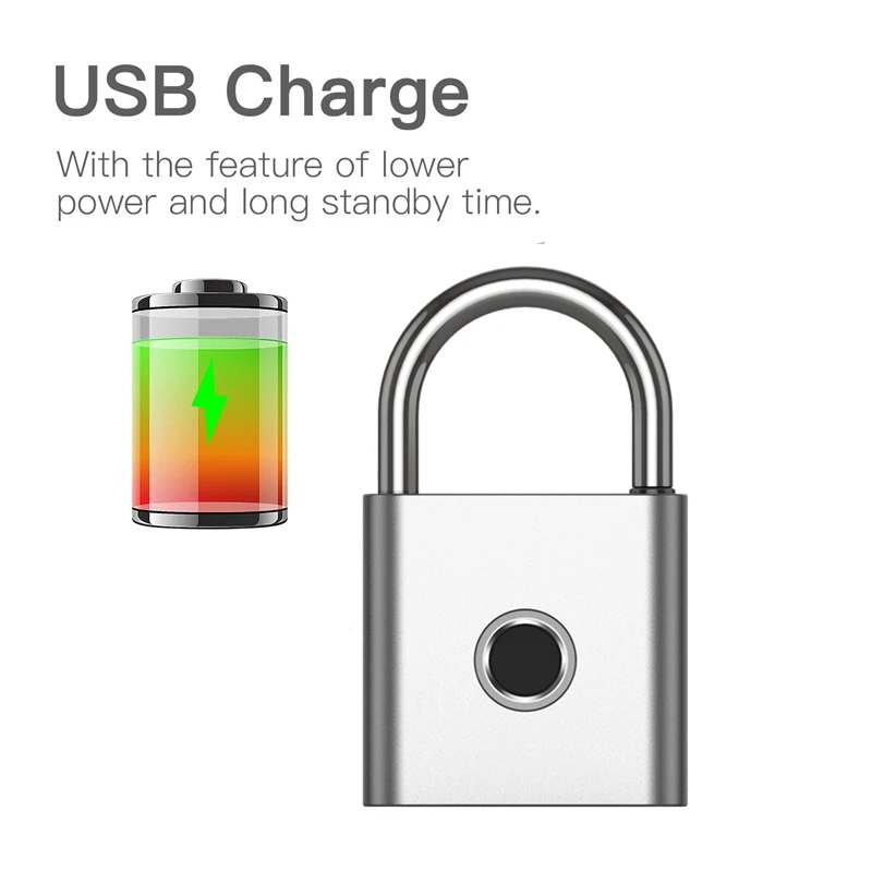 Tuya Bluetooth APP Fingerprint Padlock Suitcase Luggage Travel Code Smart Lock Anti-thieft Lock