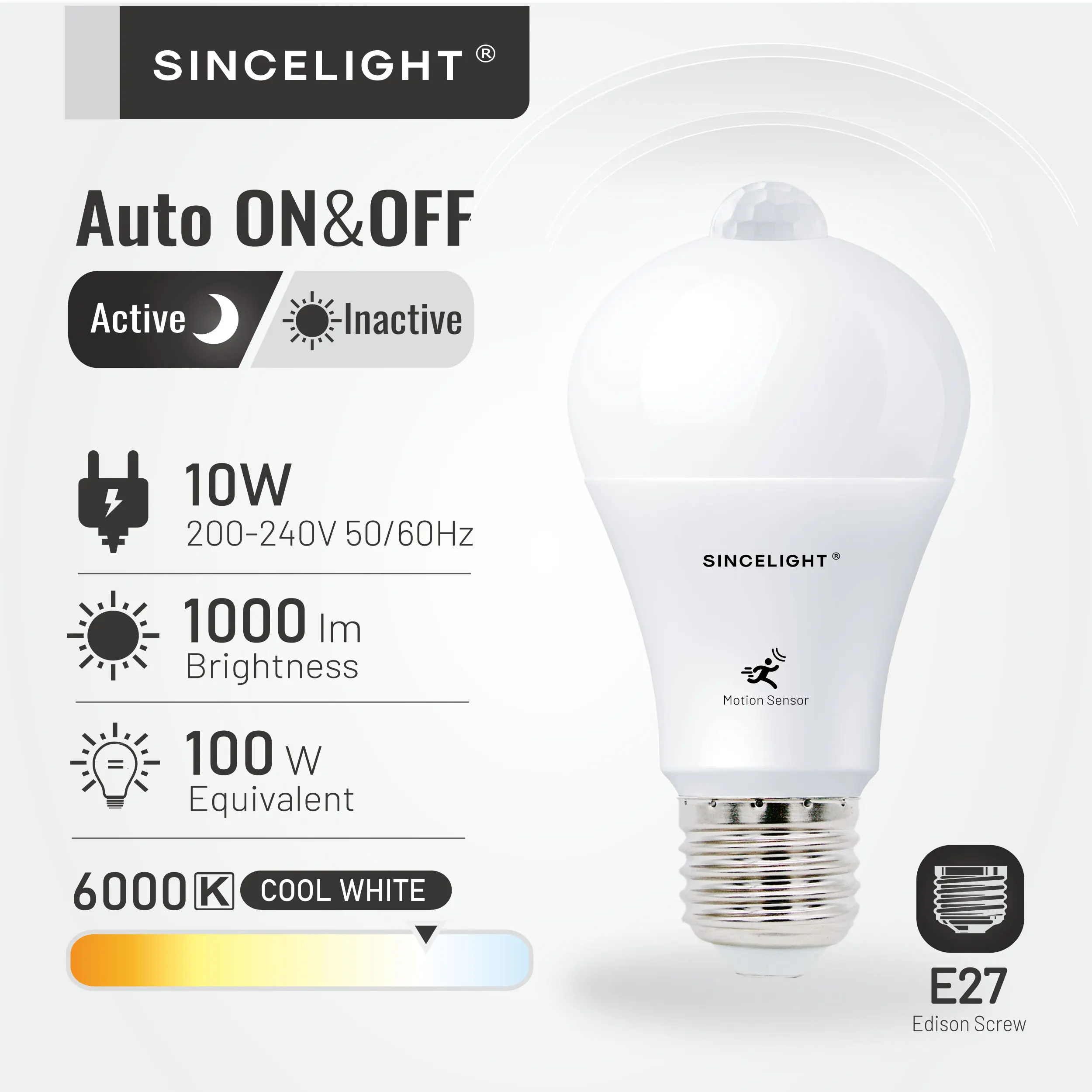Pack 3 Bombillas LED Smarthome E27 A60 10W - Ahorra 10% | L&L Led Low Cost