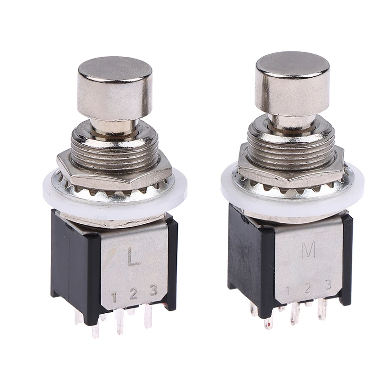 6Pin DPDT Latching/Momentary ON/ON Foot Switch - Guitar Effects Pedal Stomp Box Emergency Stop Push Button