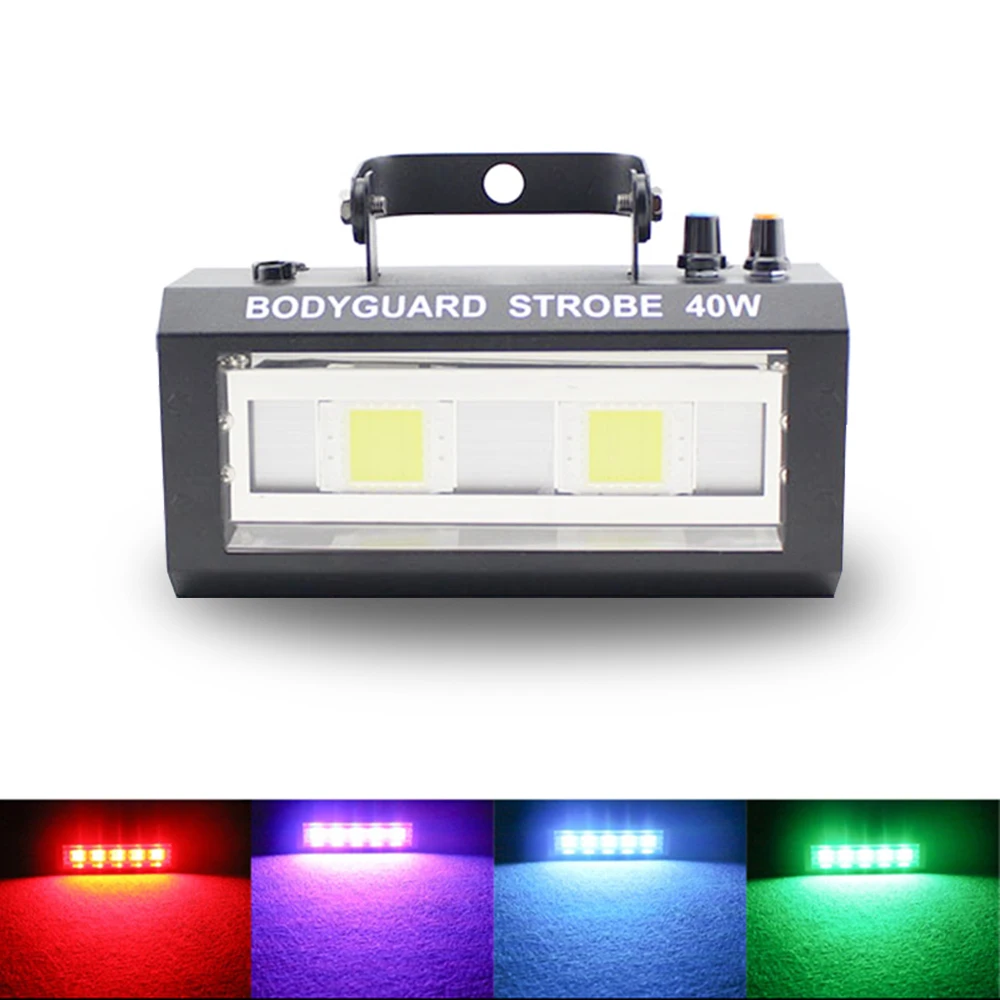 

40 Вт RGB DJ диско вспышка сценическое освещение динамик пульт дистанционного управления вспышка KTV вечеринка праздник свадьба эффект освещения сцены