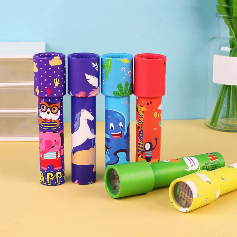 Kaleidoscope Rotating Children Science Experiment Toy Parent-child Interactive Educational Toys Magical Change Gift for Kids 1PC kaleidoscope toy
