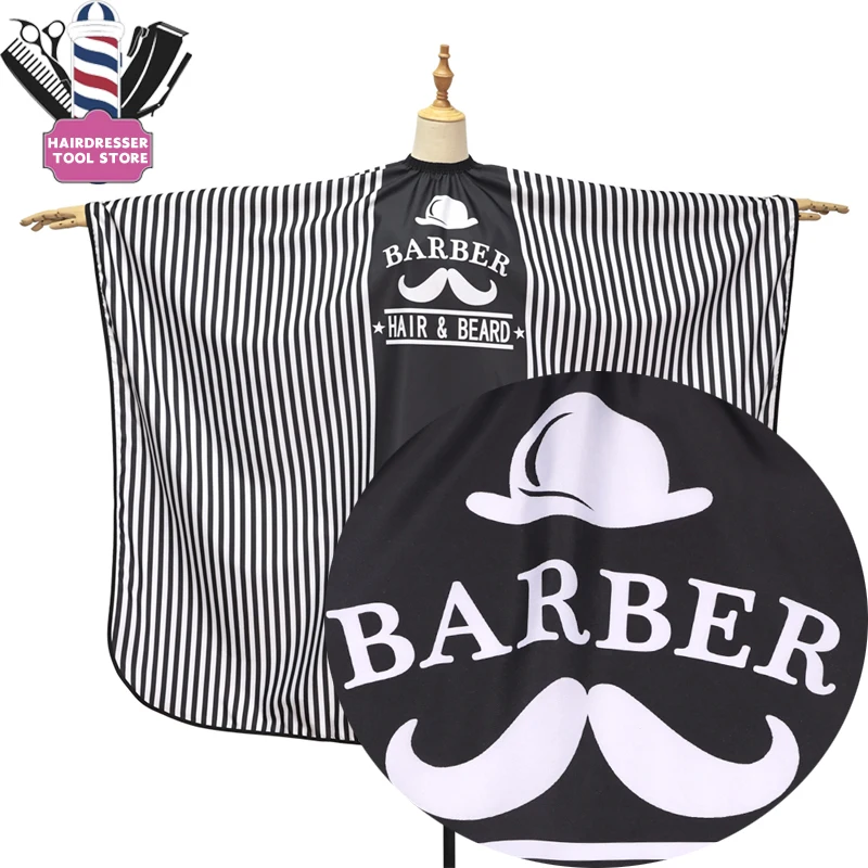 Men Beard Shaving Cleaning Wrap Clothes Professional Salon Hairdressing Waterproof Apron Anti-Dirty Catcher Hairdresser Capes