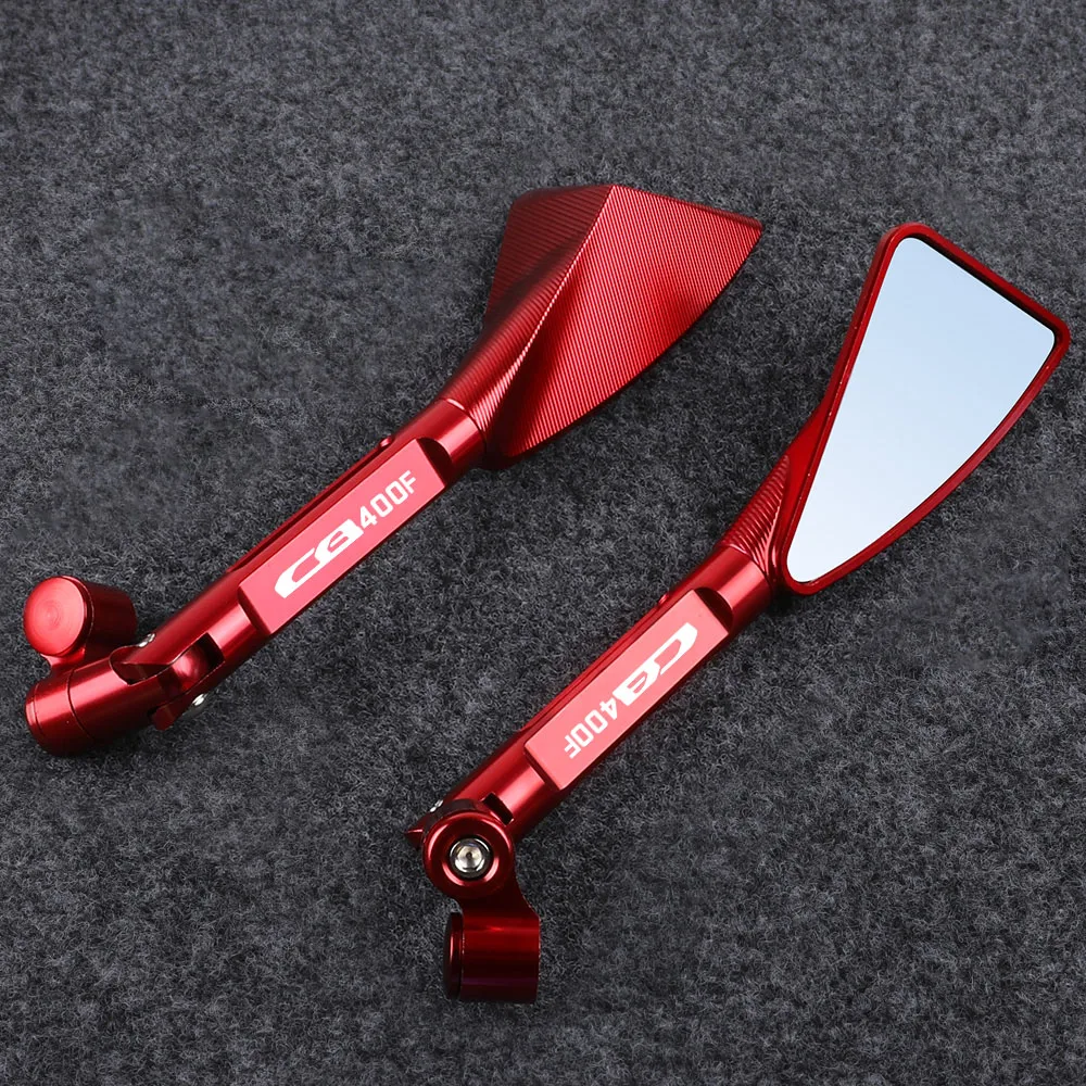

Motorcycle Mirror CNC Aluminum Side Rearview Anti-glare Mirror Accessories For honda CB400F 1989 1990 1991 1992 1993 1994-2021