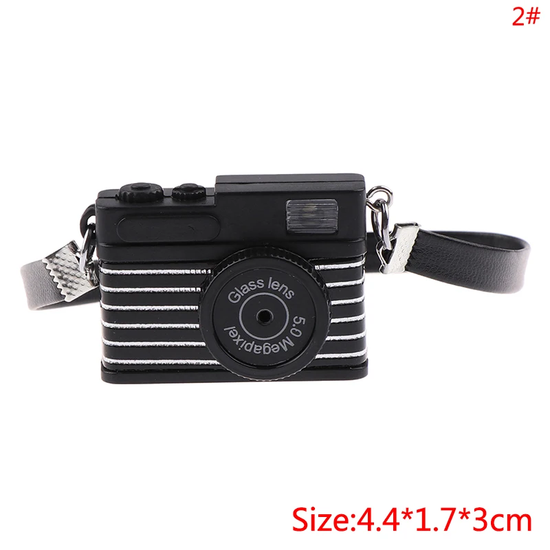 Mini fotocamera in scala 1:4, ornamento vintage per fotocamera, mini