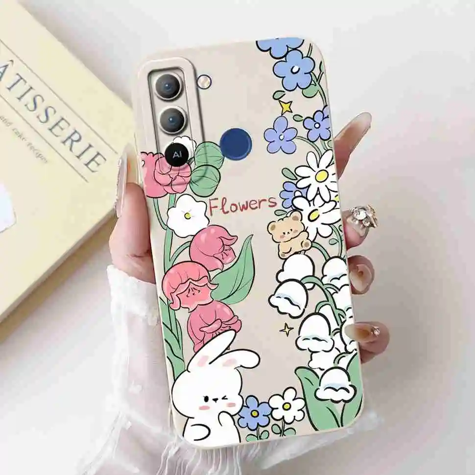 Tecno Pop 5 LTE Shockproof Painted Silicone Phone Case