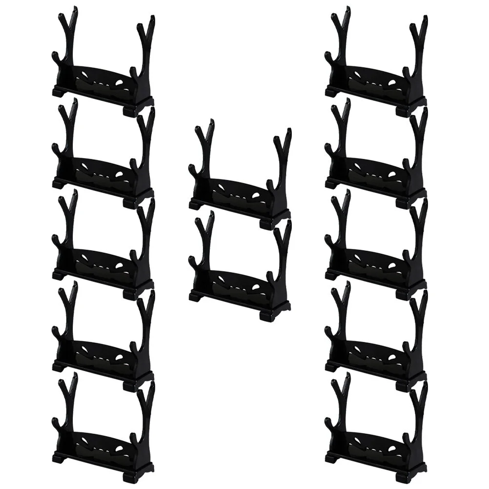 Storage Rack Household Sword Stand Toy Display Wall Mounted Clothing Swords Holder Samurai Small Shelf Bracket Arms 12 Pcs telescopic sword,tai chi sword tassel
