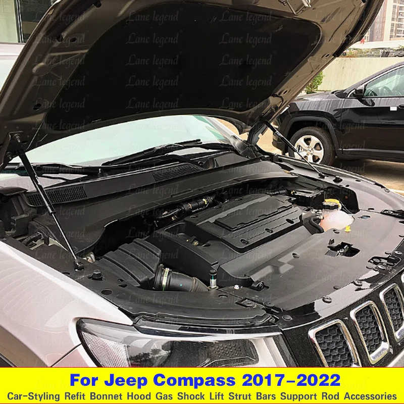 フロント フード ボンネット ガス ストラット リフト サポート ショック ダンパー カーボンファイバー 適用: 1995-1999 三菱 ブラック AL-JJ-9193 AL ボンネットガススプリング 車のフロントエンジンボンネットフード