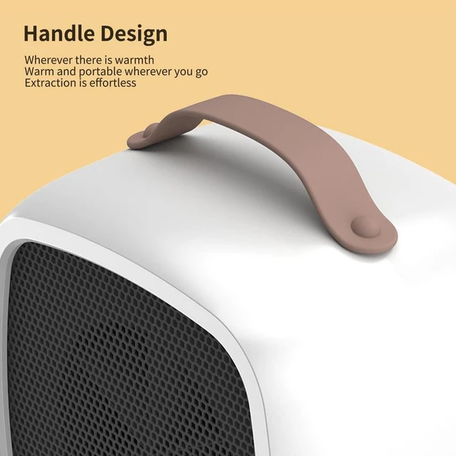 Mini Space Heater Portable Small Sun Heaters Anti-scalding Battery