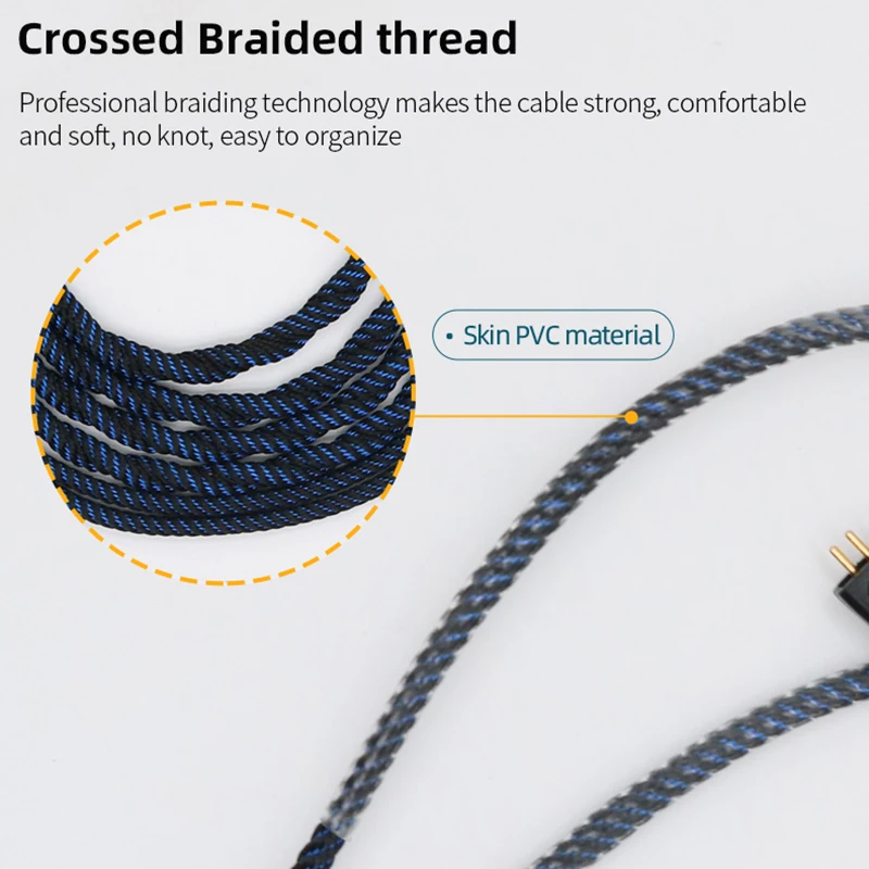 xinhs mozi 2pin 4.4mmケーブル XINHS 014 2PIN 4.4mm イヤホンケーブル