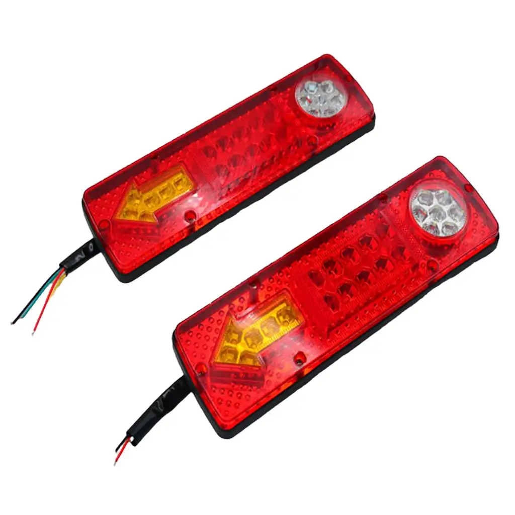 LED 자동차 트럭 트레일러 후진등, 후미등 표시기, 12V