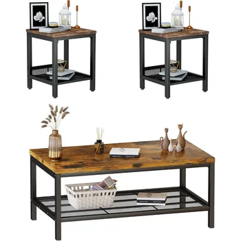 Industrial Coffee Table Set 1