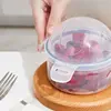 Reusable Food Saver Box Tomato Garlic Onion Lemon Keeper Refrigerator Clear Box Vegetable Fruit Holder for Food Fresh Keeping 3