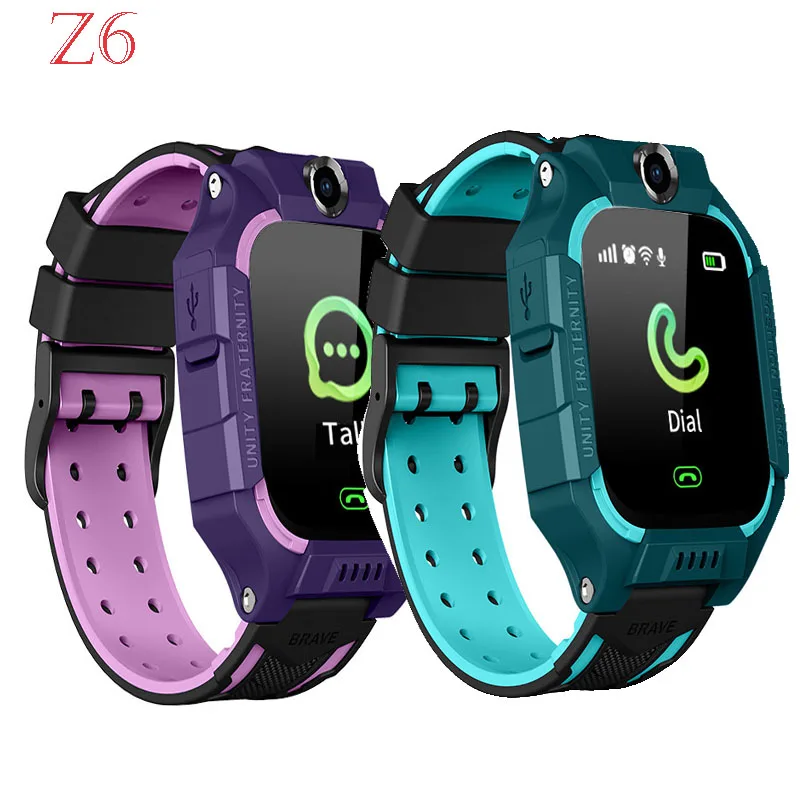 

Z6 children gifted students watch six generation smartphone children watches positioning tracker GPS anti lost smart watches