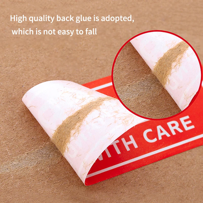 Fragile Warning Label Stickers Logistics Accessories Hazard Goods Handle With Care Warning Labels Express Label Adhesive fragile stickers,decorative labels stickers,safety stickers,self adhesive stickers,adhesive stickers