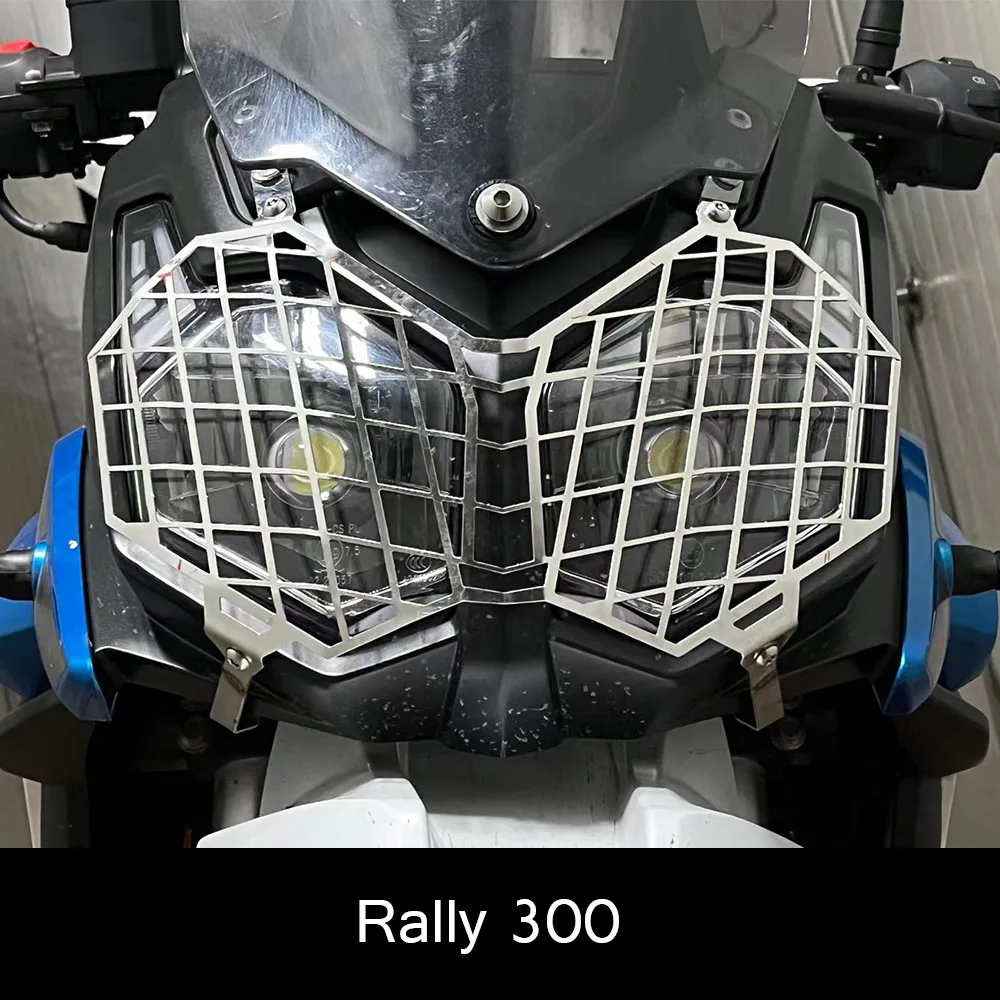 

Fit Rally300 Motorcycle Accessories Front Light Protection Cover Lampshade Headlight Guard For Loncin Rally 300 Voge Rally 300