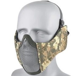 Breathable Outdoor Tactical Protective Face Mask for Airsoft and Paintball (ACU)