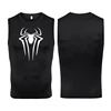 Spider Print Tank Tops for Men Athletic Quick Dry Sleeveless Compression Shirt Gym Workout Running Vest Baselayers Undershirts 1