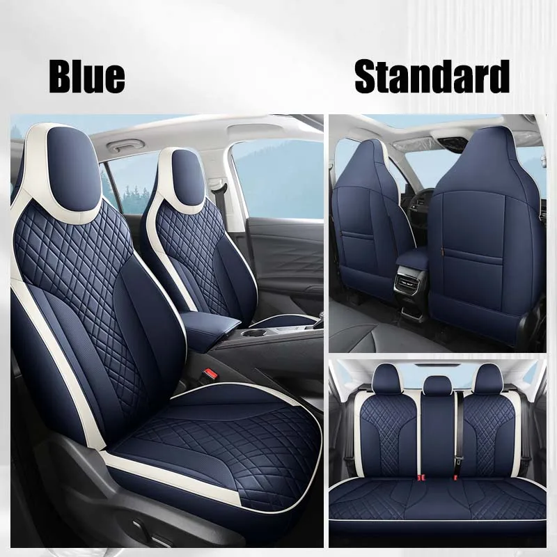 thumbnail image 1 of Funda de asiento de coche personalizada específica para MG Roewe RX5, cubierta completa, juego completo de 5 asientos delanteros y traseros de cuero artificial, 1 of 5