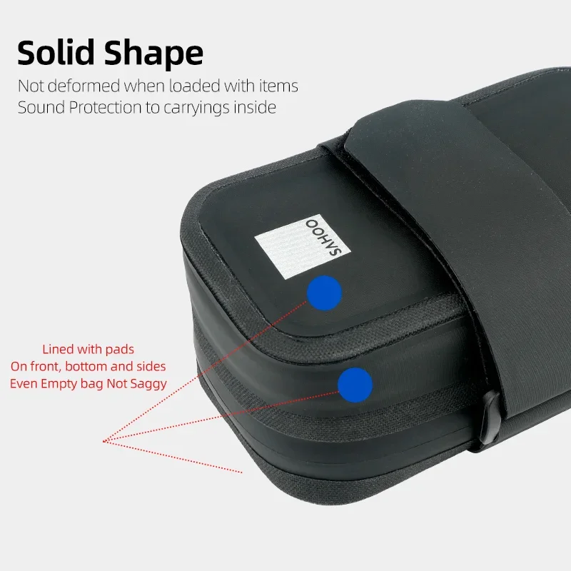 Bicycle Saddle Bag Rear Seat Tube Pannier Tail Pouch Rear Dry Pack 0.5L Capacity bike bag bicycle bag bike accessory bike storage box